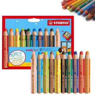 Stabilo ceruzkové pastelky 10 ks.